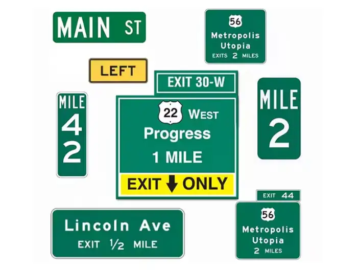 Reflective Signage Traffic Signs Speed Limit Sign Speed Slow Down Warning Signs for Road Safety - Image 4